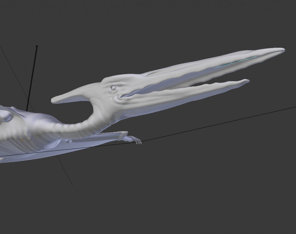 Pterodactylus - rigged, animated preview image 2
